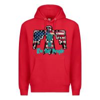 Red we the people Premium Hoodie - RacoonDesign