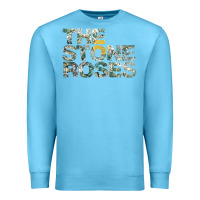 Ocean Blue THE STONE ROSES GREEN Premium Sweatshirt - linhVisuals