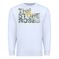 White THE STONE ROSES GREEN Premium Sweatshirt - linhVisuals