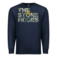 Navy THE STONE ROSES GREEN Premium Sweatshirt - linhVisuals