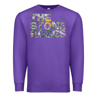 Purple THE STONE ROSES GREEN Premium Sweatshirt - linhVisuals