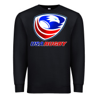 Black usa rugby Premium Sweatshirt - linhVisuals