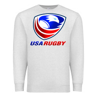 Oatmeal Heather usa rugby Premium Sweatshirt - linhVisuals