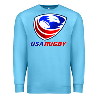 Ocean Blue usa rugby Premium Sweatshirt - linhVisuals