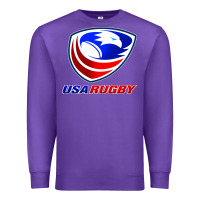 Purple usa rugby Premium Sweatshirt - linhVisuals