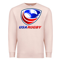 Pale Pink usa rugby Premium Sweatshirt - linhVisuals