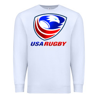 White usa rugby Premium Sweatshirt - linhVisuals