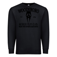 Black woodsboro horror film club scream Premium Sweatshirt - linhVisuals