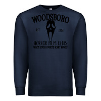 Navy woodsboro horror film club scream Premium Sweatshirt - linhVisuals