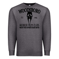 Charcoal Heather woodsboro horror film club scream Premium Sweatshirt - linhVisuals