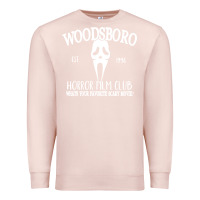 Pale Pink woodsboro horror film club scream Premium Sweatshirt - linhVisuals