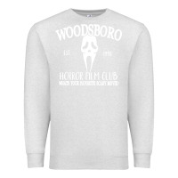 Oatmeal Heather woodsboro horror film club scream Premium Sweatshirt - linhVisuals