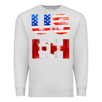 Dove Grey america canada Premium Sweatshirt - linhVisuals
