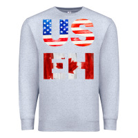Heather Grey america canada Premium Sweatshirt - linhVisuals