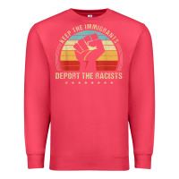 Cardinal keep the immigrants deport the racists Premium Sweatshirt - linhVisuals