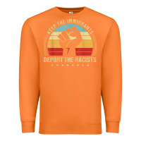 Carrot keep the immigrants deport the racists Premium Sweatshirt - linhVisuals