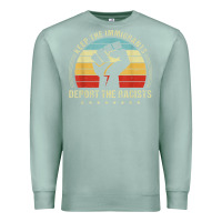 Seafoam keep the immigrants deport the racists Premium Sweatshirt - linhVisuals