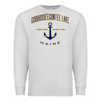 Dove Grey cobbosseecontee lake me pullover hoodie Premium Sweatshirt - linhVisuals