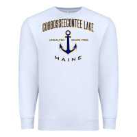 White cobbosseecontee lake me pullover hoodie Premium Sweatshirt - linhVisuals