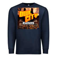 Navy Owl City Adam Young Premium Sweatshirt - linhVisuals