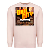Pale Pink Owl City Adam Young Premium Sweatshirt - linhVisuals