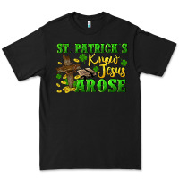 Black St. Patrick's know Jesus arose Premium Tee - CowGirlArtShop