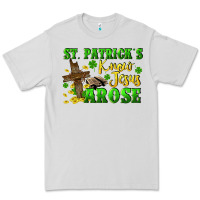 Dove Grey St. Patrick's know Jesus arose Premium Tee - CowGirlArtShop