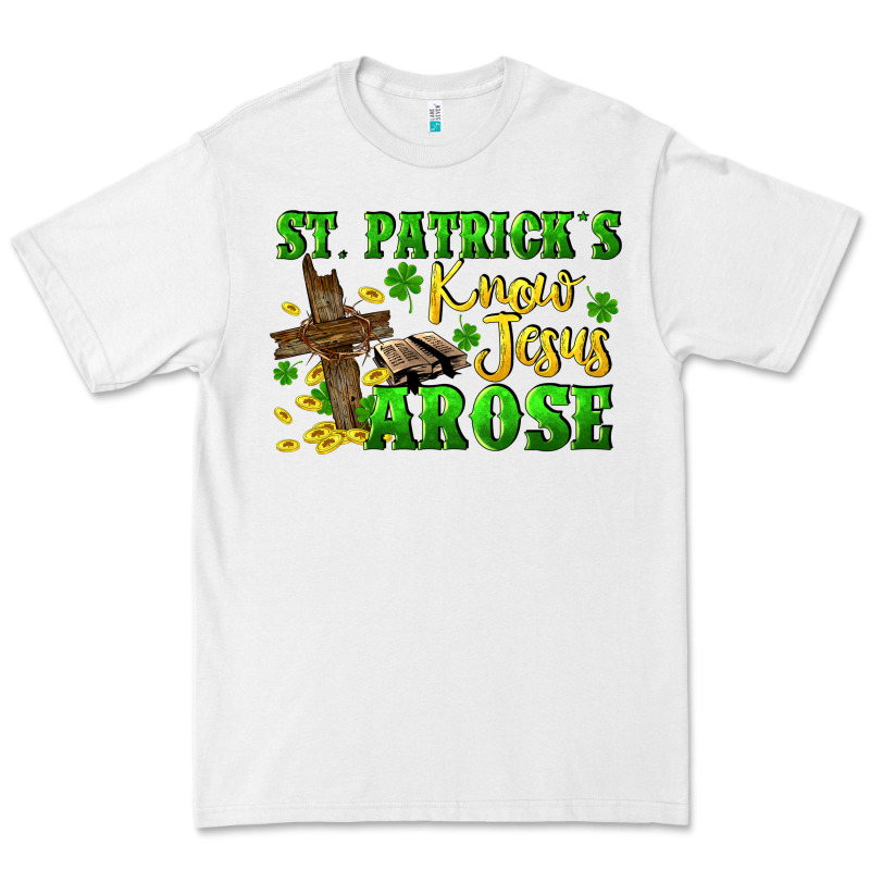 St. Patrick's Know Jesus Arose Premium Tee by CowGirlArtShop | Teevron
