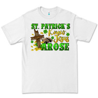 White St. Patrick's know Jesus arose Premium Tee - CowGirlArtShop