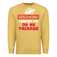 Antique Gold cruise drinking package t shirt Premium Sweatshirt - linhVisuals