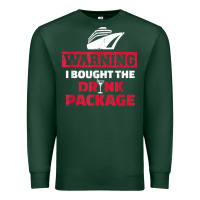 Sports Green cruise drinking package t shirt Premium Sweatshirt - linhVisuals