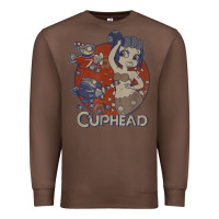 Chestnut cuphead cala maria airplane attack t shirt Premium Sweatshirt - linhVisuals