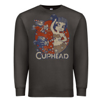 Smoke cuphead cala maria airplane attack t shirt Premium Sweatshirt - linhVisuals