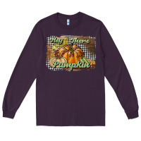 Plum hey there pumpkin Long Sleeve Tee - BundleAndBundleShop