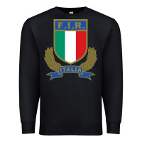 Black italian rugby federation Premium Sweatshirt - linhVisuals