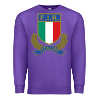 Purple italian rugby federation Premium Sweatshirt - linhVisuals