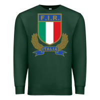 Sports Green italian rugby federation Premium Sweatshirt - linhVisuals