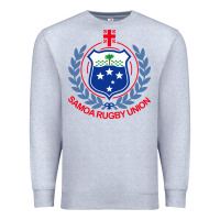 Heather Grey samoa rugby Premium Sweatshirt - linhVisuals