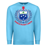 Ocean Blue samoa rugby Premium Sweatshirt - linhVisuals