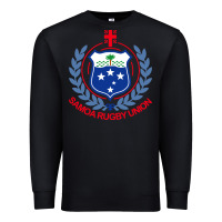 Black samoa rugby Premium Sweatshirt - linhVisuals