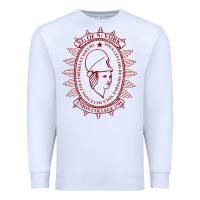 White Union College Premium Sweatshirt - linhVisuals