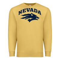 Antique Gold nevada wolf pack Premium Sweatshirt - linhVisuals