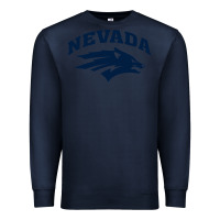 Navy nevada wolf pack Premium Sweatshirt - linhVisuals