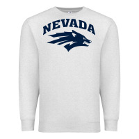 Oatmeal Heather nevada wolf pack Premium Sweatshirt - linhVisuals