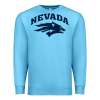 Ocean Blue nevada wolf pack Premium Sweatshirt - linhVisuals