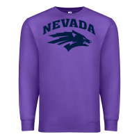 Purple nevada wolf pack Premium Sweatshirt - linhVisuals