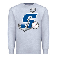 Heather Grey stockton ports baseball Premium Sweatshirt - linhVisuals