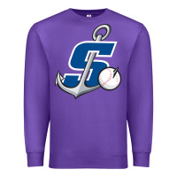 Purple stockton ports baseball Premium Sweatshirt - linhVisuals