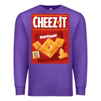 Purple cheez it original box front sweatshirt Premium Sweatshirt - linhVisuals