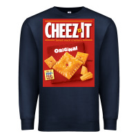 Navy cheez it original box front sweatshirt Premium Sweatshirt - linhVisuals